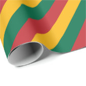 Vlag van het Litouwse geïnspireerde patroon van ge Cadeaupapier (Rol Hoek)