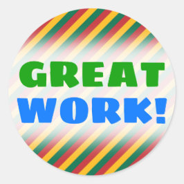 Vlag van het Litouwse geïnspireerde patroon van ge Ronde Sticker