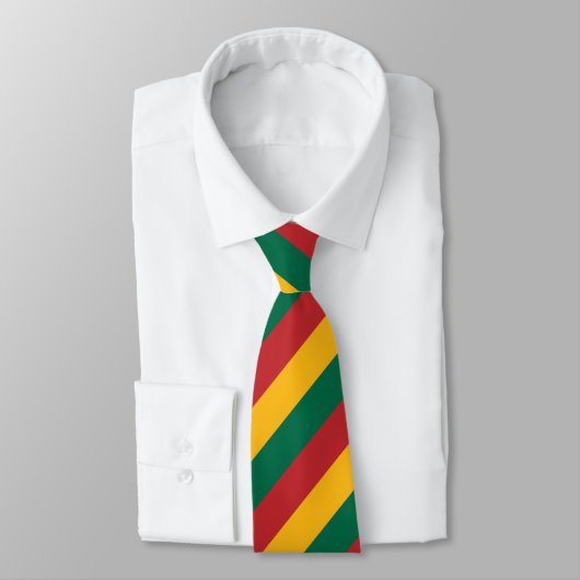 Vlag van het Litouwse geïnspireerde patroon van ge Stropdas (Gebonden)