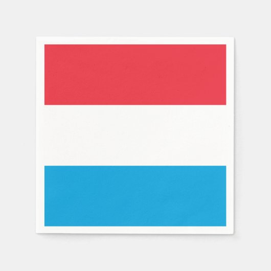 Vlag van het Luxemburgse papier Napkins Servetten (Voorkant)
