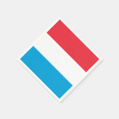 Vlag van het Luxemburgse papier Napkins Servetten (Hoek)
