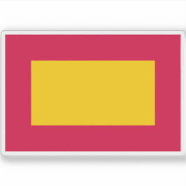 Vlag van het Mali Rijk, Afrika Sticker