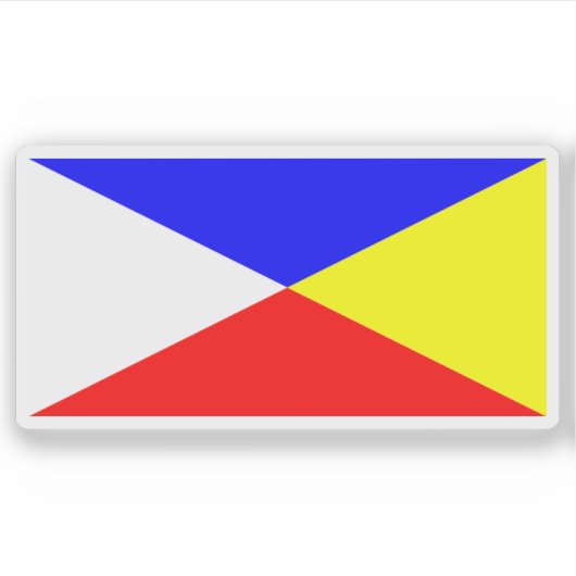 Vlag van het Mayavolk Sticker (Voorkant)