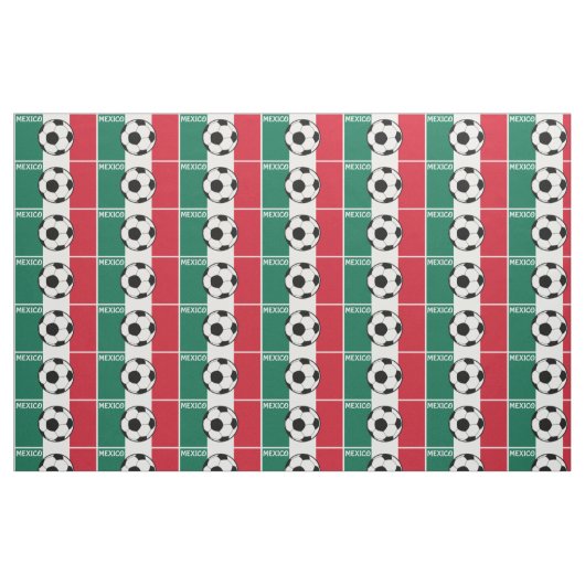 Vlag van het Mexicaanse Football Stof (Fat Quarter)