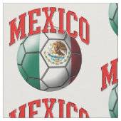 Vlag van het Mexicaanse Voetbal Pattern Stof (Close Up)