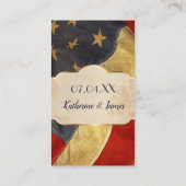 vlag van het militair huwelijk informatiekaartje (Achterkant)