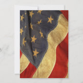 vlag van het militair huwelijk save the date (Achterkant)