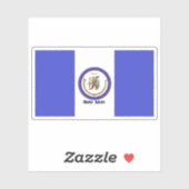 Vlag van het Mixteekse volk (Mixtecos), Mexico Sticker (Vel)