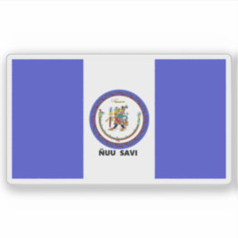 Vlag van het Mixteekse volk (Mixtecos), Mexico Sticker