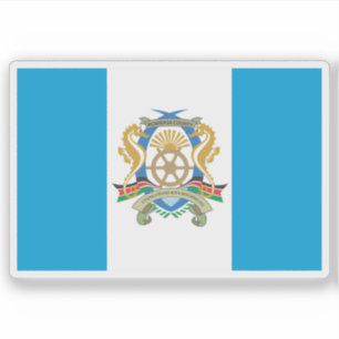Vlag van het Mombasa County, de Republiek Kenia Sticker