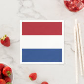 Vlag van het Nederlandse Papier Napkins Servetten (Insitu)