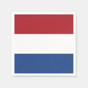 Vlag van het Nederlandse Papier Napkins Servetten