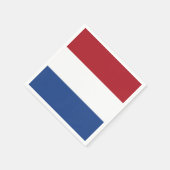 Vlag van het Nederlandse Papier Napkins Servetten (Hoek)