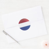 vlag van het Nederlandse Ronde-pictogram Ronde Sticker (Envelop)