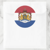 Vlag van het Nederlandse Wapenschild Stickers (Tas)