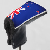 Vlag van het Nieuw-Zeelandse Hoesje Golf Head Golfheadcover (3/4 voorkant)