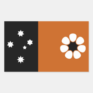 Vlag van het noordelijk gebied (AUSTRALIË) Rechthoekige Sticker
