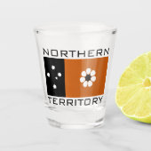 Vlag van het noordelijk gebied (AUSTRALIË) Shot Glas (Voorkant)
