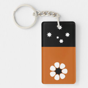 Vlag van het noordelijk gebied (AUSTRALIË) Sleutelhanger