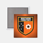 vlag van het noordelijk gebied magneet (Voorkant / Achterkant)