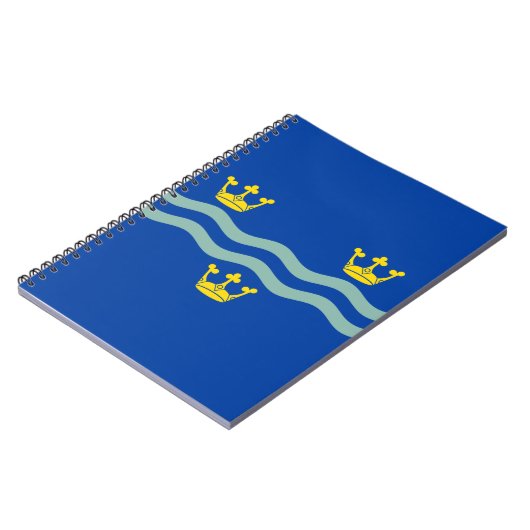 Vlag van het Notitieboek Cambridgeshire (VK) (Linkerzijde)