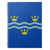 Vlag van het Notitieboek Cambridgeshire (VK) (Voorkant)