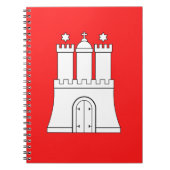 Vlag van het Notitieboek Hamburg (Voorkant)