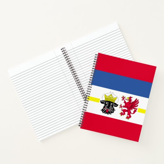 Vlag van het Notitieboek Mecklenburg-Western Pomme (Binnen)