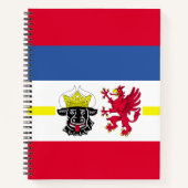 Vlag van het Notitieboek Mecklenburg-Western Pomme (Voorkant)