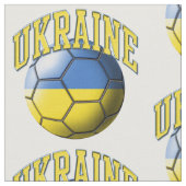 Vlag van het Oekraïense Voetbal Pattern Stof (Close Up)