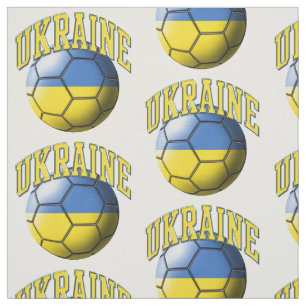 Vlag van het Oekraïense Voetbal Pattern Stof
