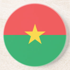 Vlag van het Onderzetter Burkina Faso