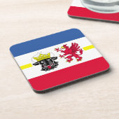 Vlag van het Onderzetter Mecklenburg-Western Pomme (Linkerzijde)