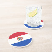 Vlag van het Onderzetter Paraguay (Zijkant)
