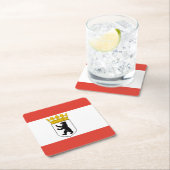 Vlag van het Onderzetter van het Square Paper Berl (Insitu)