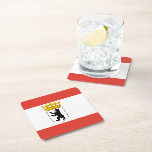 Vlag van het Onderzetter van het Square Paper Berl (Insitu)