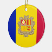 Vlag van het Ornament Andorra (Links)