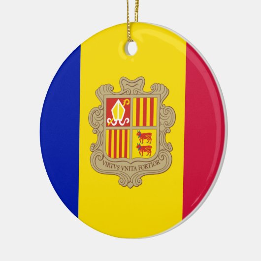 Vlag van het Ornament Andorra (Links)