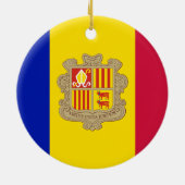 Vlag van het Ornament Andorra (Achterkant)