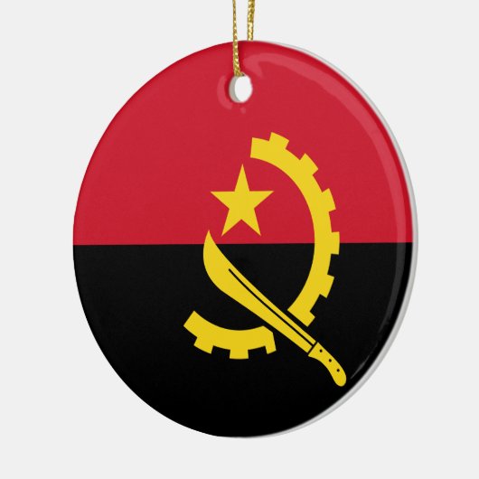 Vlag van het Ornament Angola (Links)