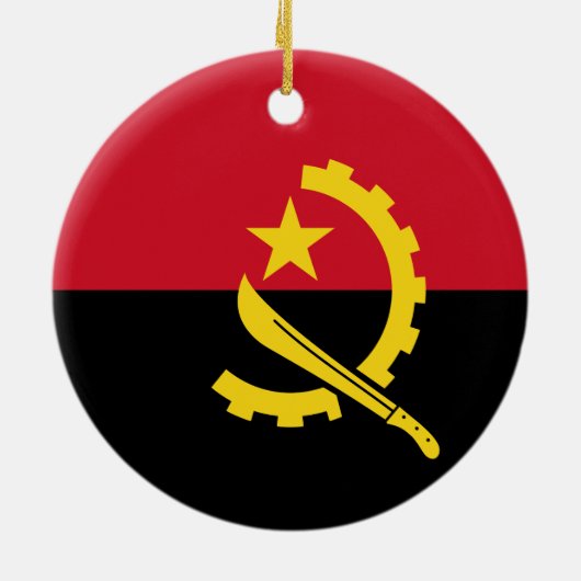 Vlag van het Ornament Angola (Achterkant)