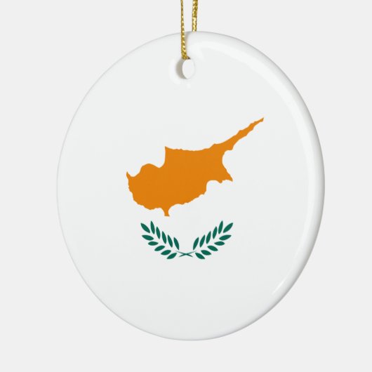 Vlag van het Ornament Cyprus (Links)