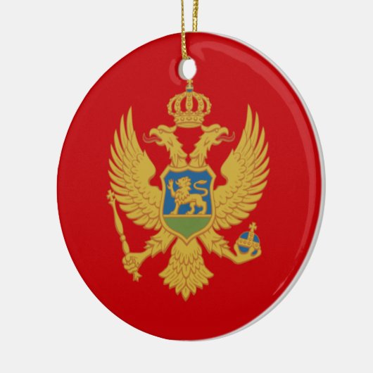 Vlag van het Ornament Montenegro (Links)