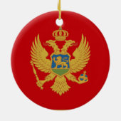 Vlag van het Ornament Montenegro (Achterkant)