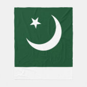 Vlag van het Pakistaanse medium Fleece Deken (Voorkant)