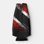 Vlag van het Patroon van de Dot van Trinidad en To Flesjeskoeler (Achterkant)