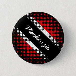 Vlag van het Patroon van de Dot van Trinidad en To Ronde Button 5,7 Cm
