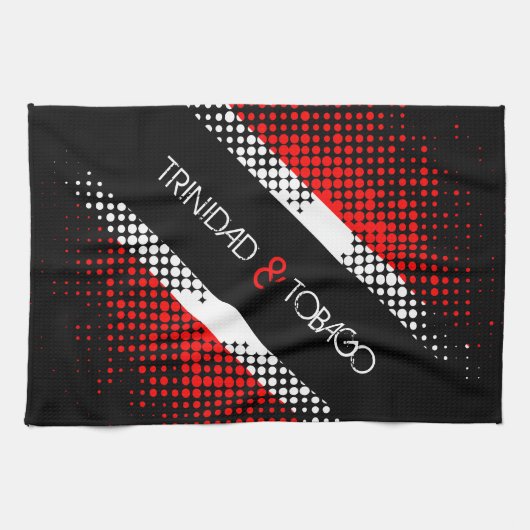 Vlag van het Patroon van de Dot van Trinidad en To Theedoek (Horizontaal)