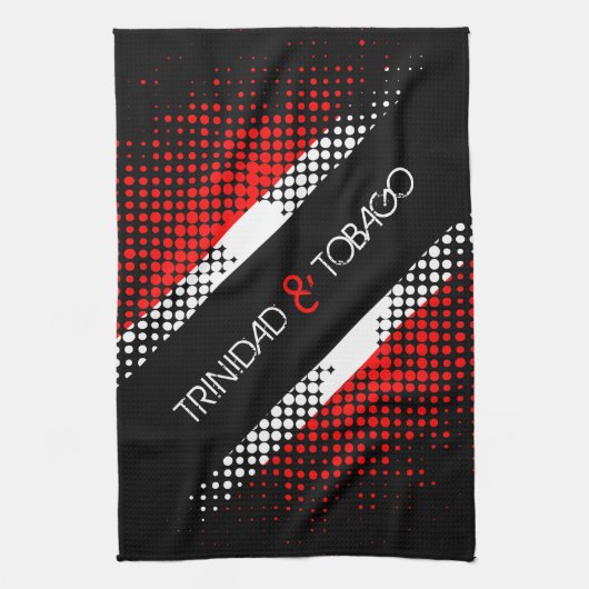 Vlag van het Patroon van de Dot van Trinidad en To Theedoek (Verticaal)