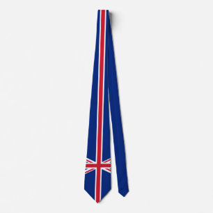 Vlag van het patroon van het Verenigd Koninkrijk Stropdas